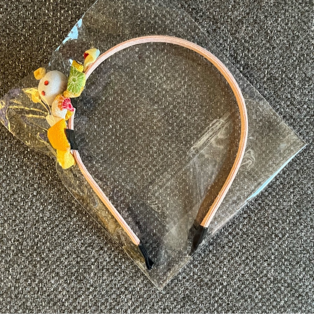BN Japanese style hairband - bunny flower